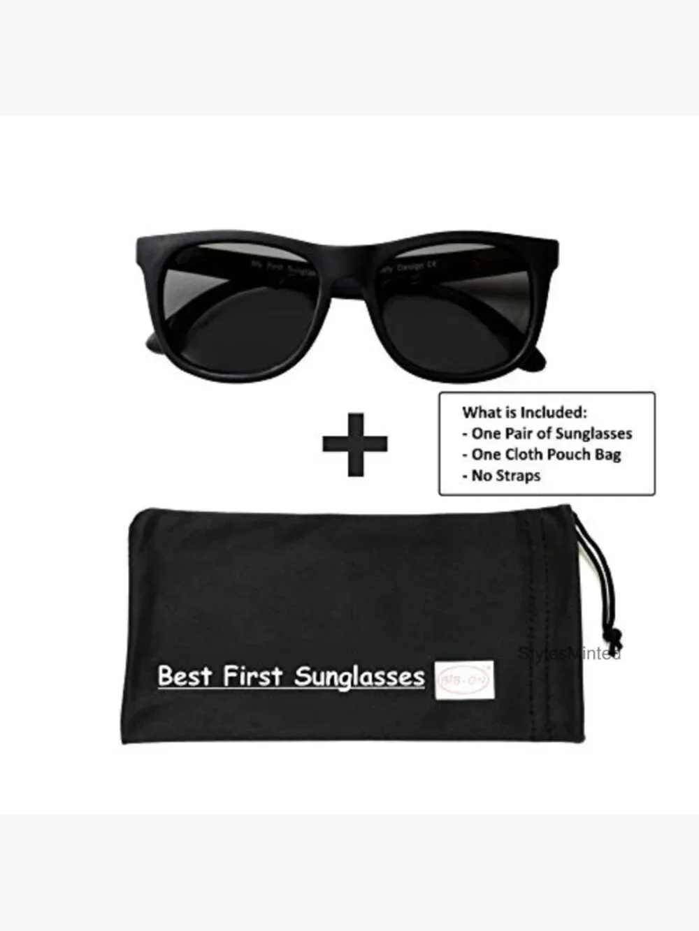 Infant Baby Sunglasses UV Protection Flexible Frame Ages 0-1